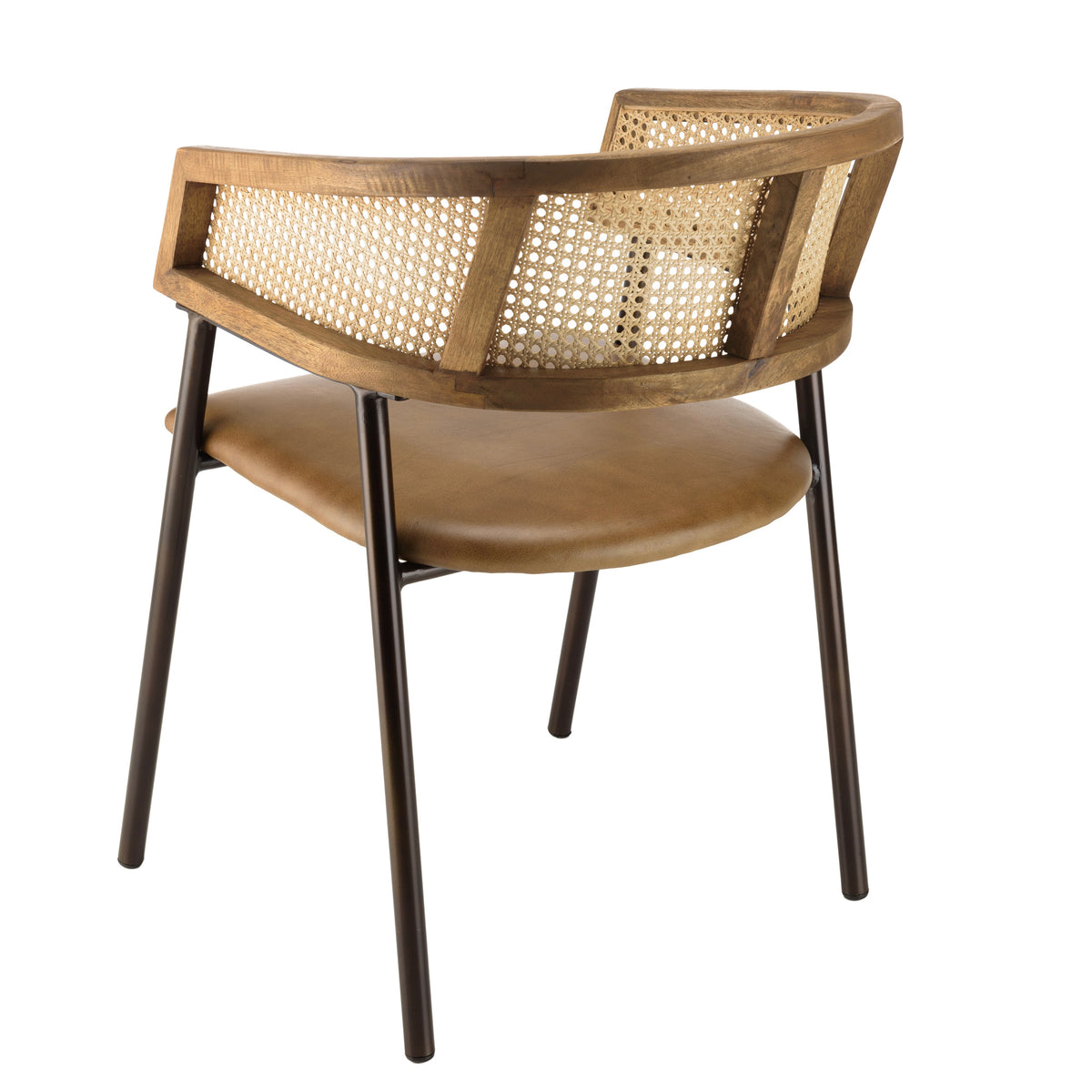 Marcel - Lote De 2 Sillas - Marrón/Negro/Madera Clara