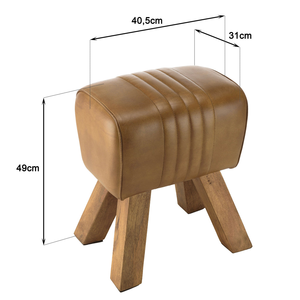 Marcel - Stool - Brown