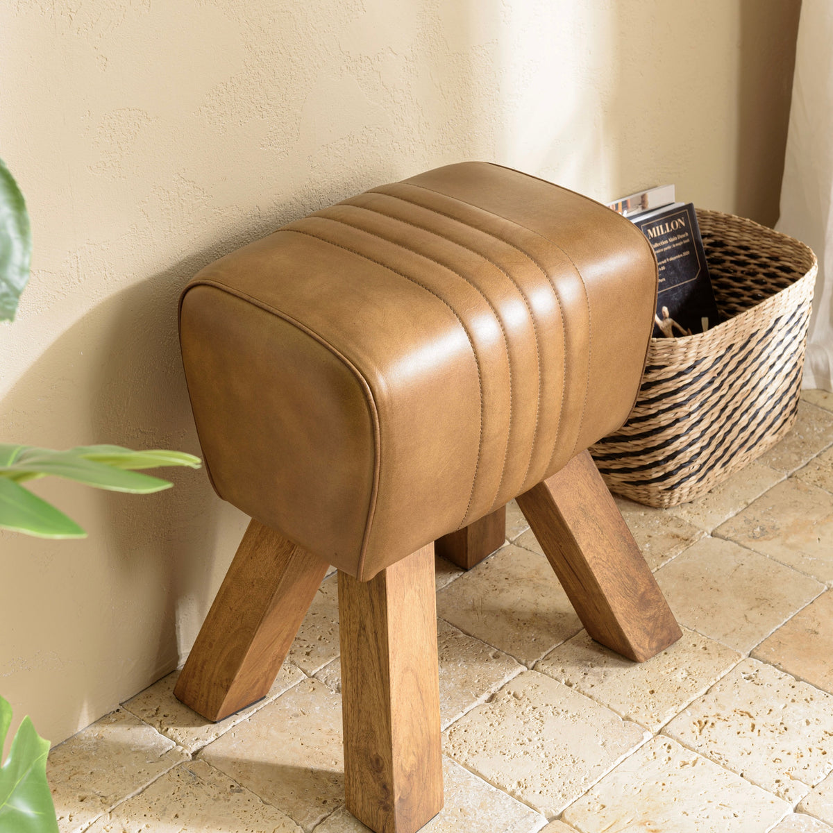 Marcel - Stool - Brown