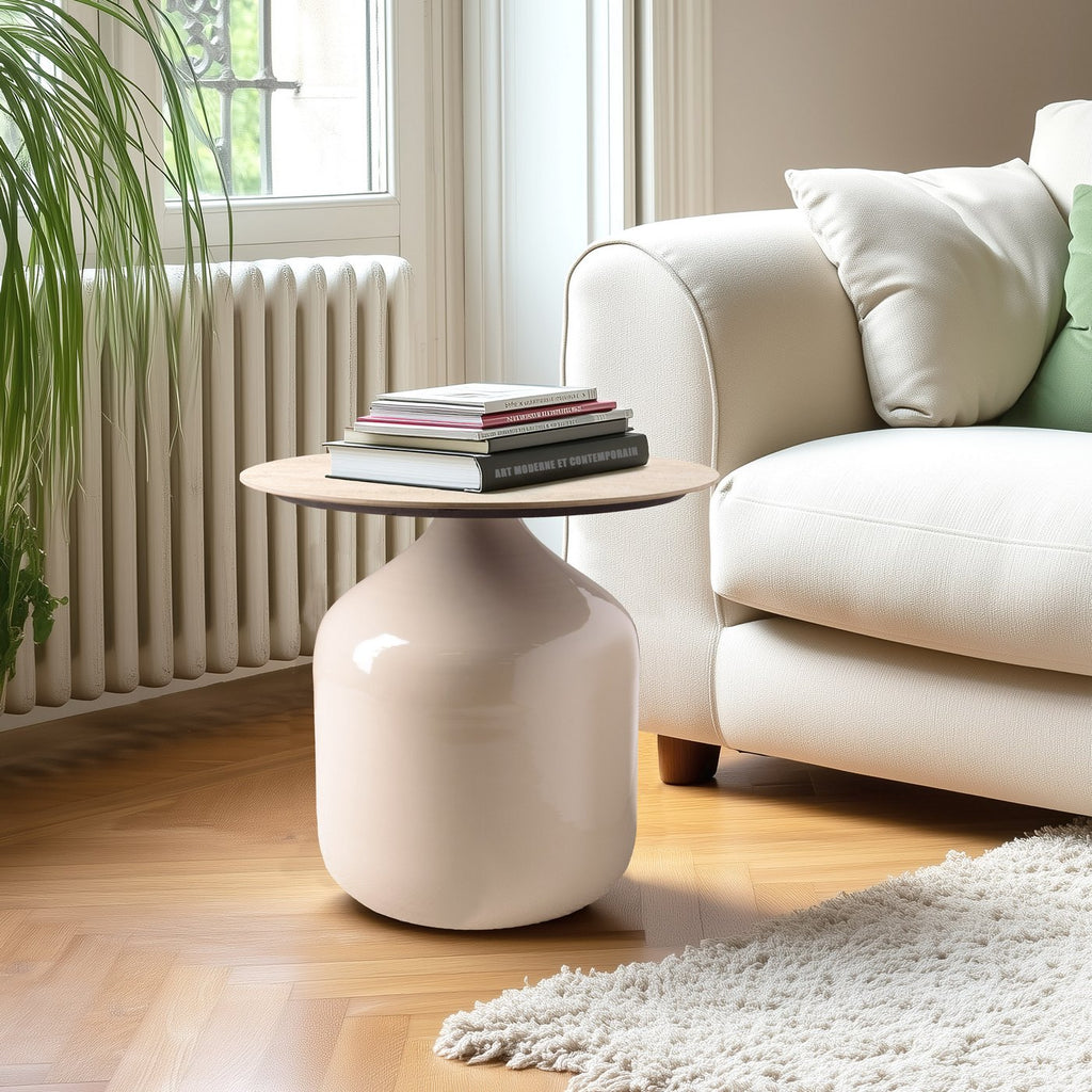 Hortense - Velador - Beige