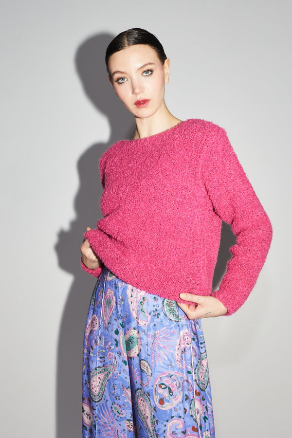 La Maille Gabrielle Bouclettes Rosa