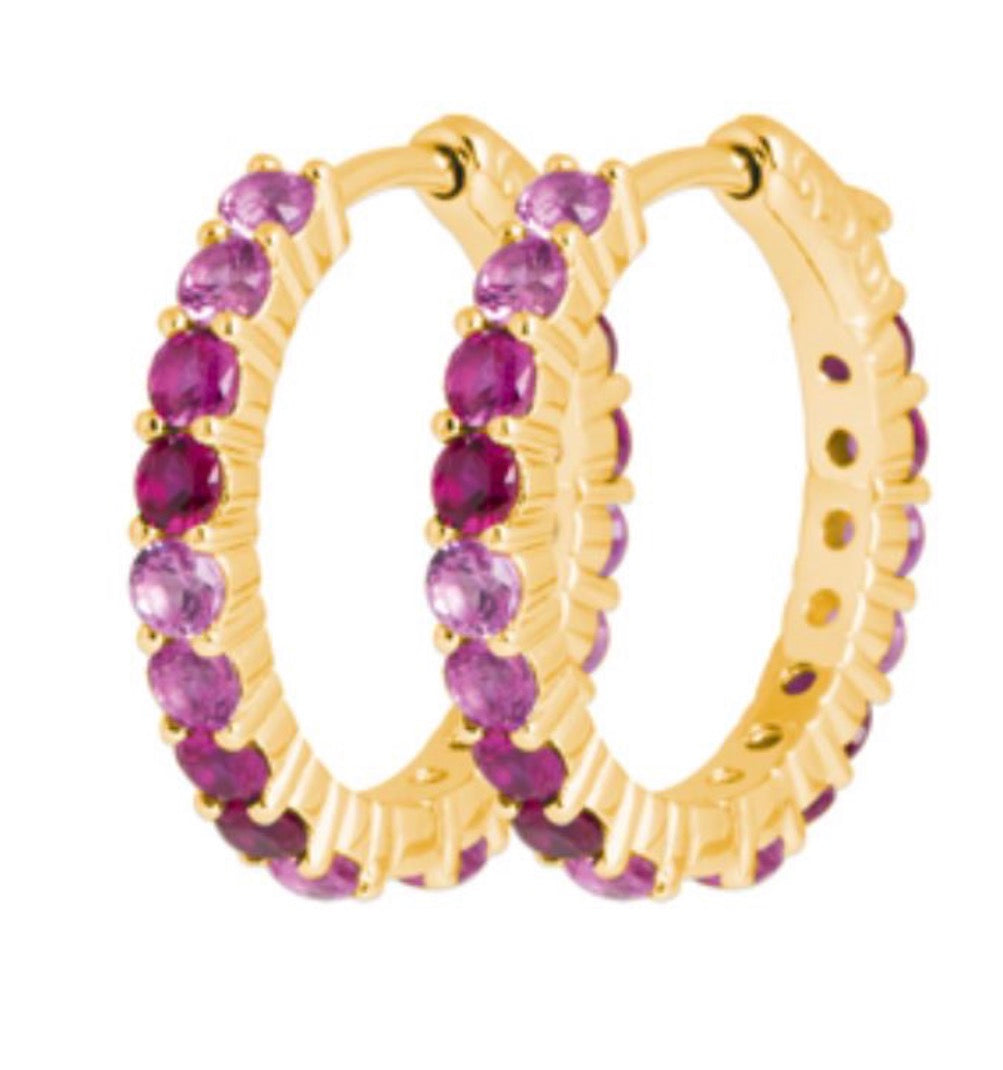 Pendientes Ariel Rosa