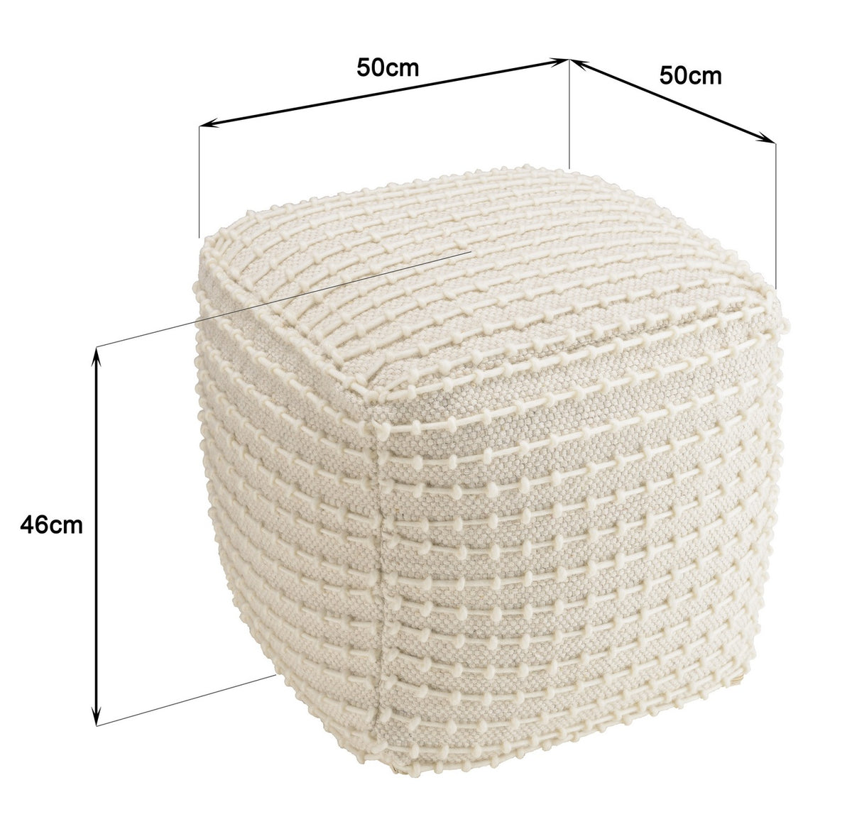 Sacha - Puf - Madera Clara