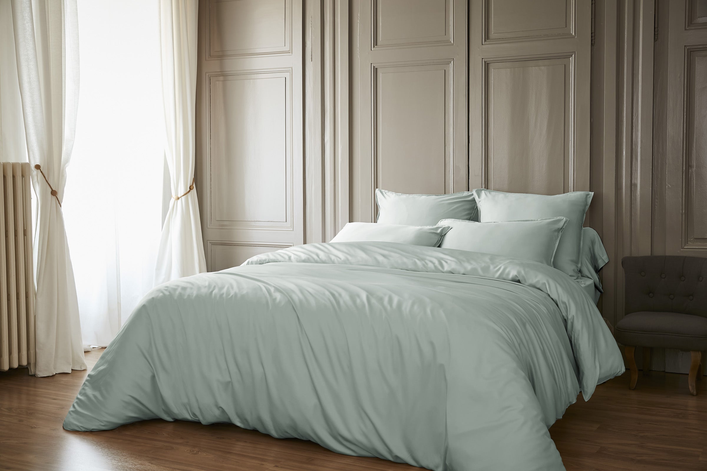 Salomé - Housse De Couette - Bambou - Eucalyptus