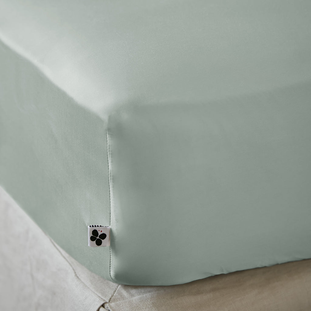 Fitted Sheet - Bamboo - Salomé - Eucalyptus