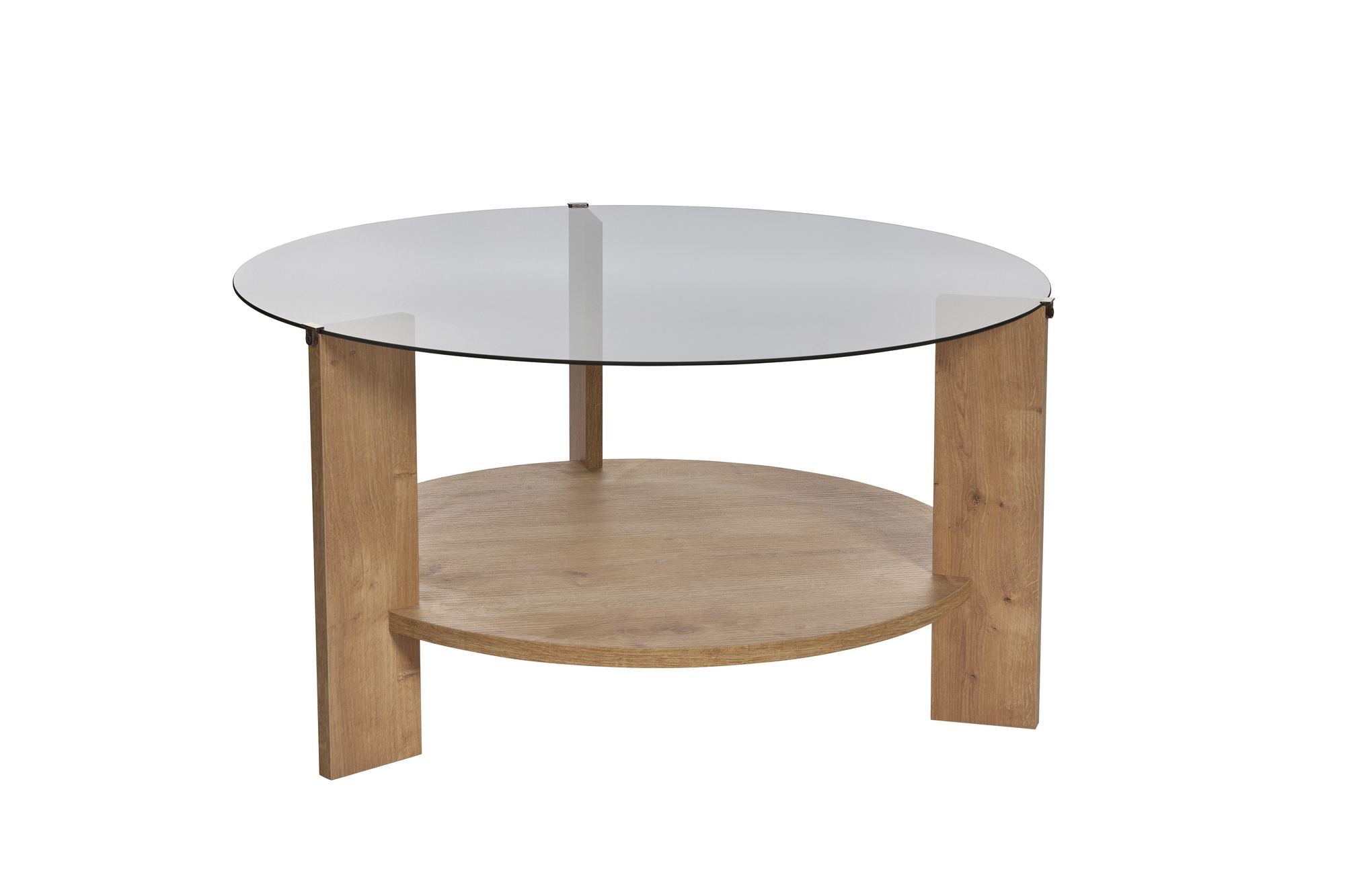 Clara - Coffee Table - Sapphire Oak/Smoked