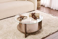Clara - Coffee Table - Venezia Walnut/Clear