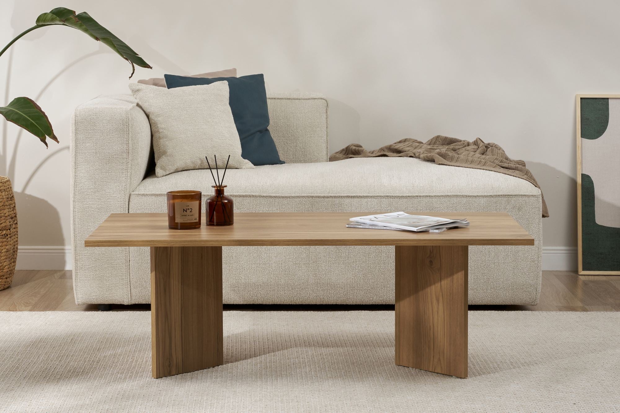 Sabin - Coffee Table - Vnt Oak