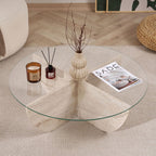 Liya - Coffee Table - Travertine