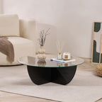 Liya - Coffee Table - Black Wood