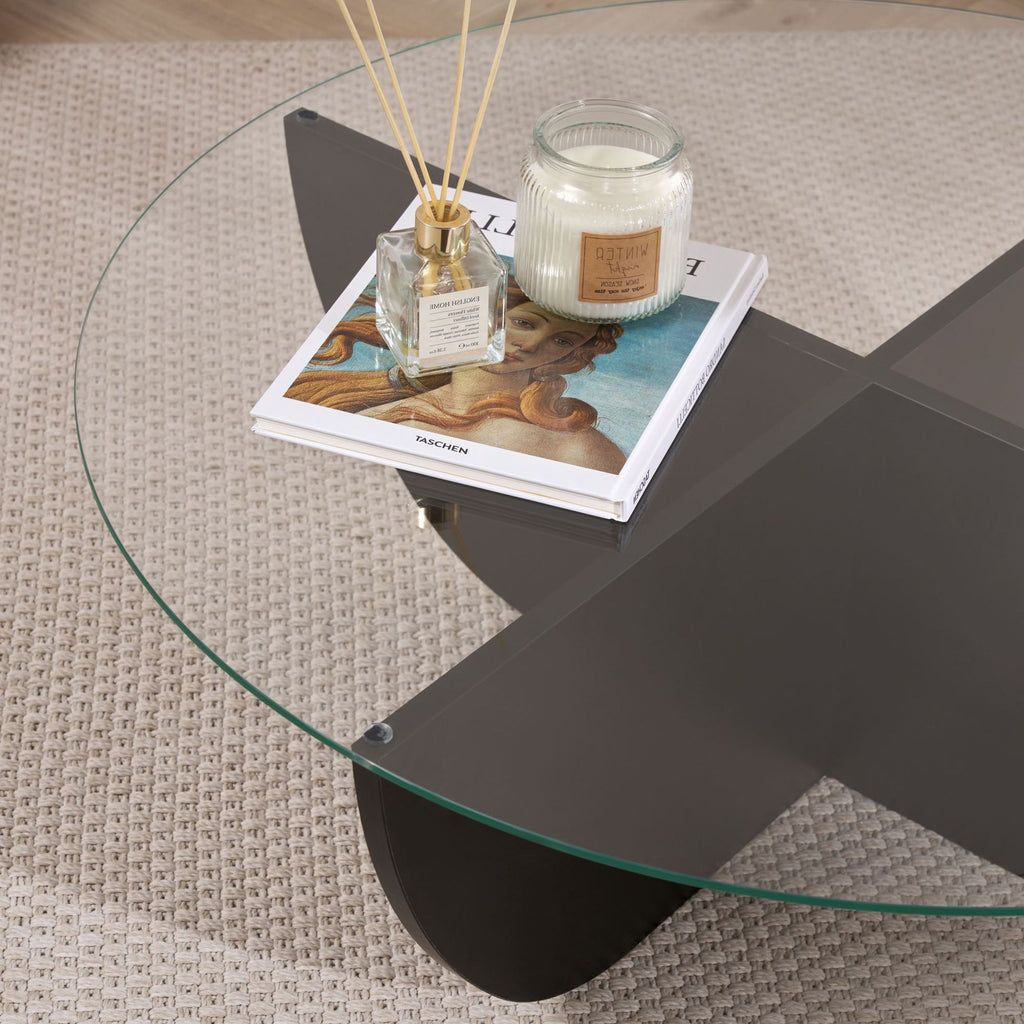 Liya - Coffee Table - Black Wood