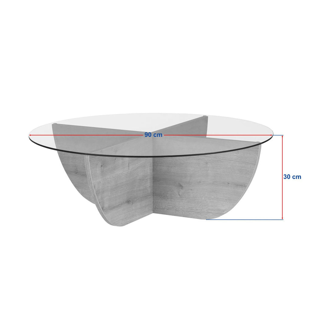Liya - Coffee Table - Black Wood