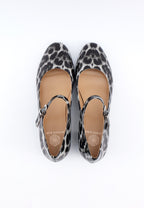 Dorie Ballet Flats - Black Patent Leopard