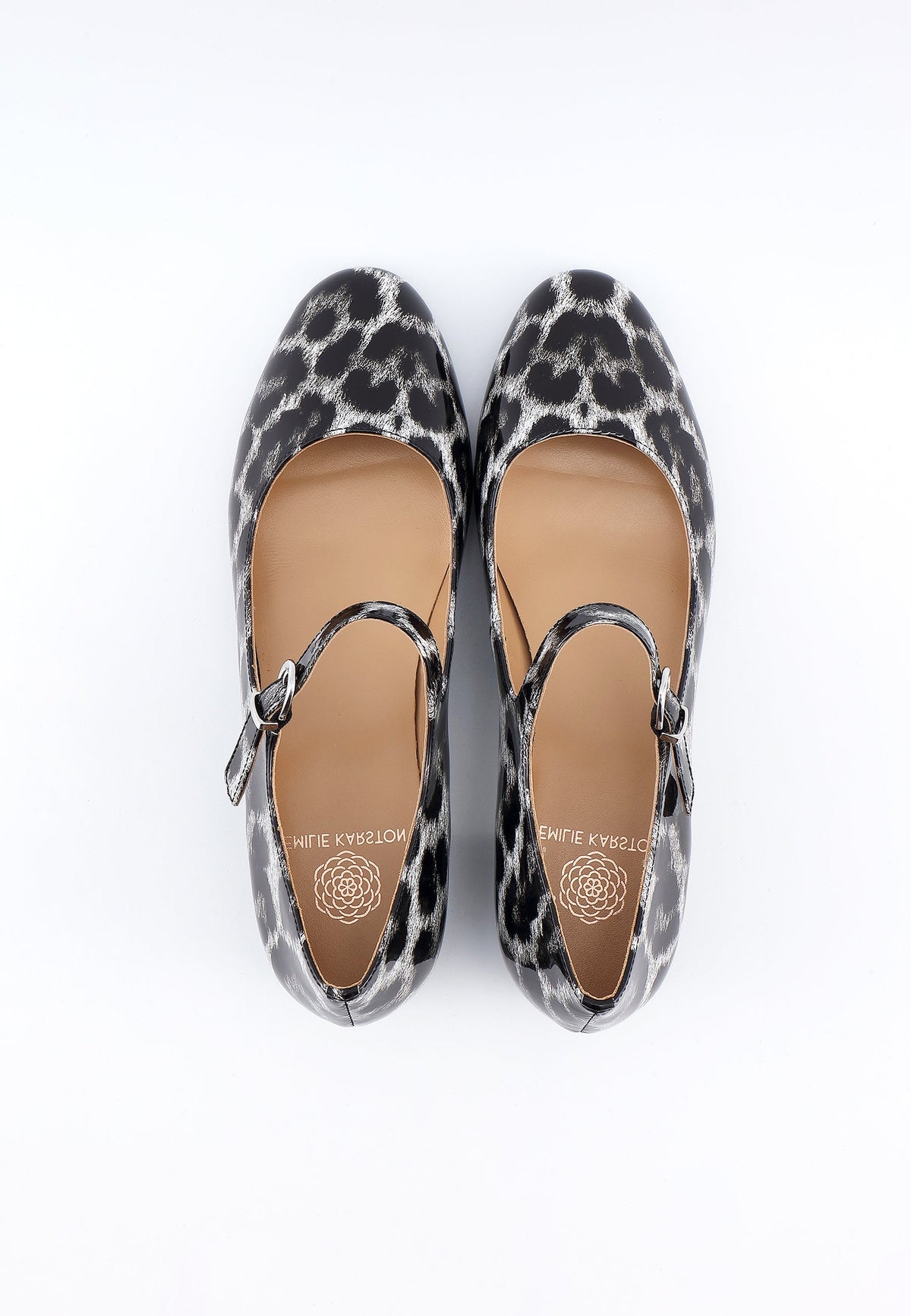 Dorie Ballet Flats - Black Patent Leopard