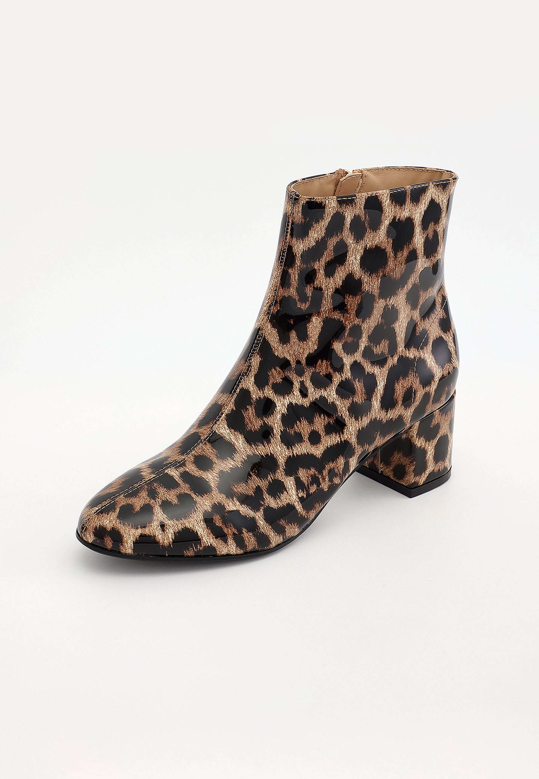 Botines London - Leopardo Camel