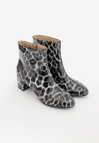 Botines London - Leopardo Negro