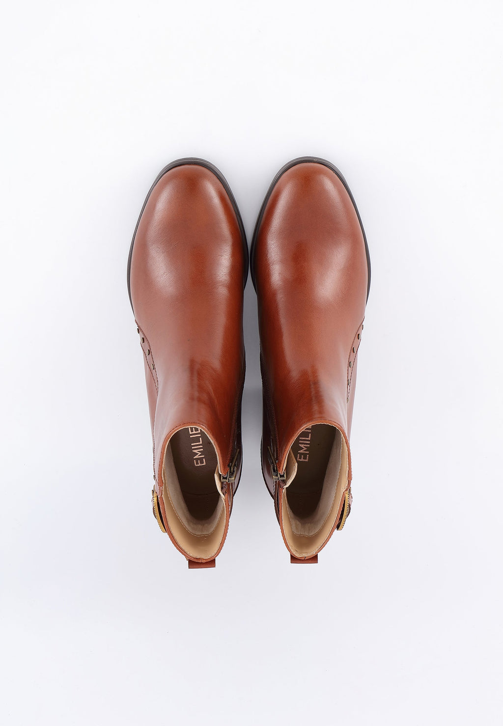 Roxane camel ankle boots
