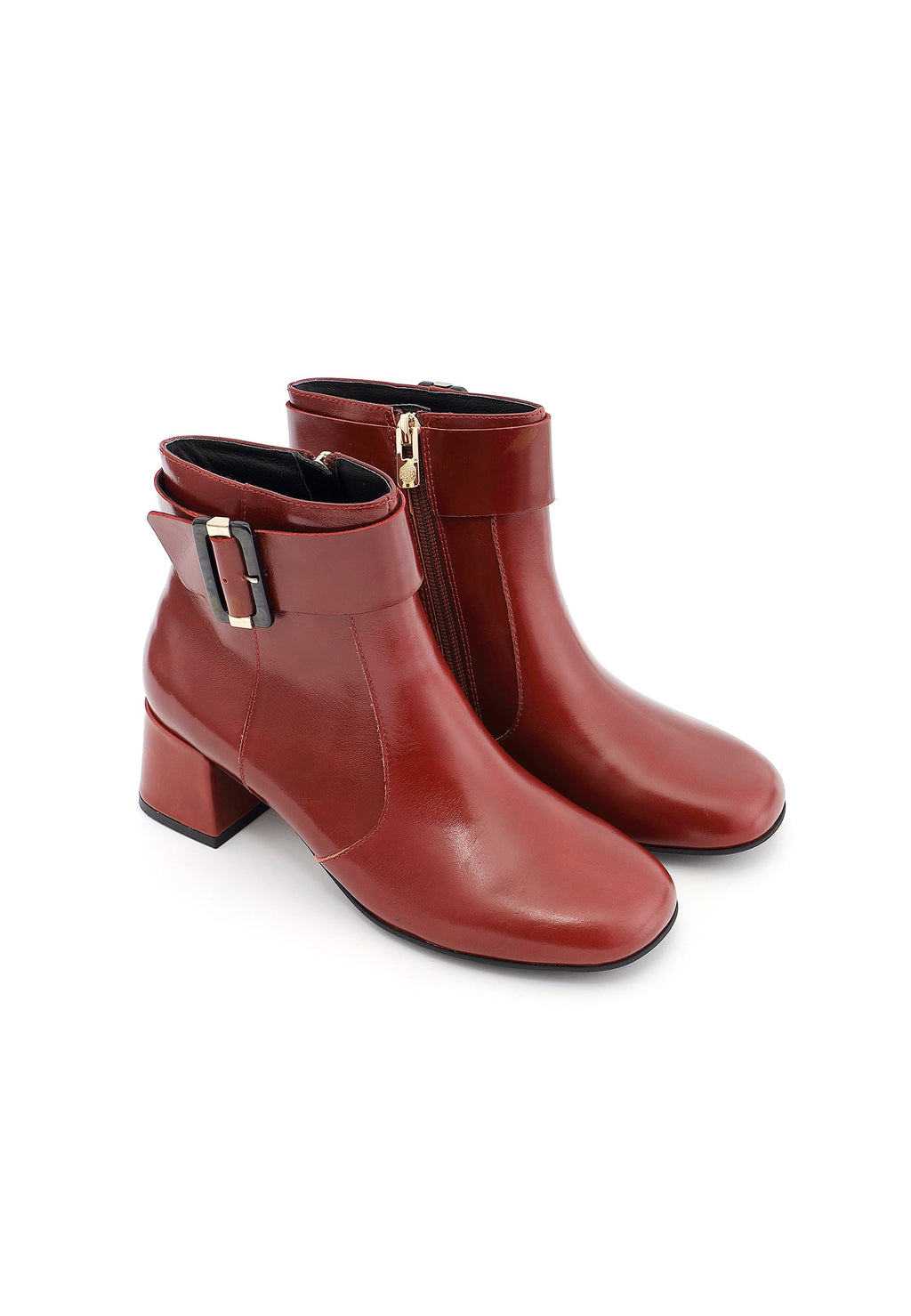 Shirley Ankle Boots - Burgundy