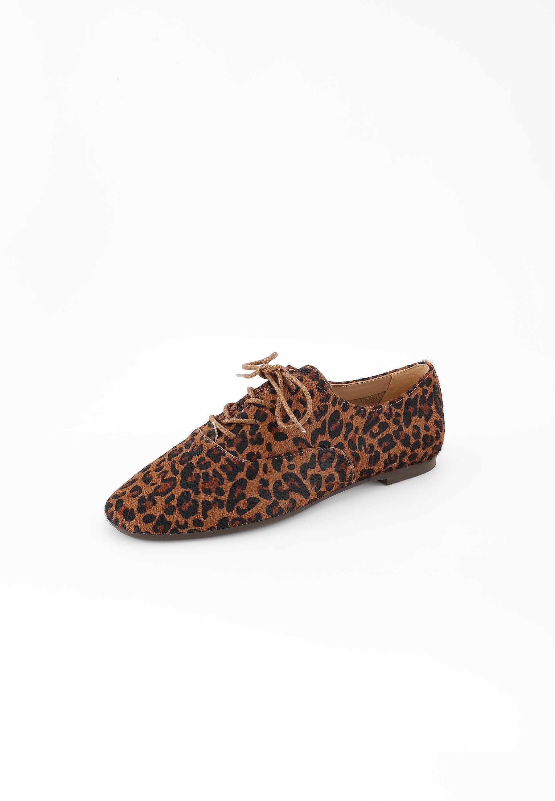 Derbies Soline - Léopard Marron