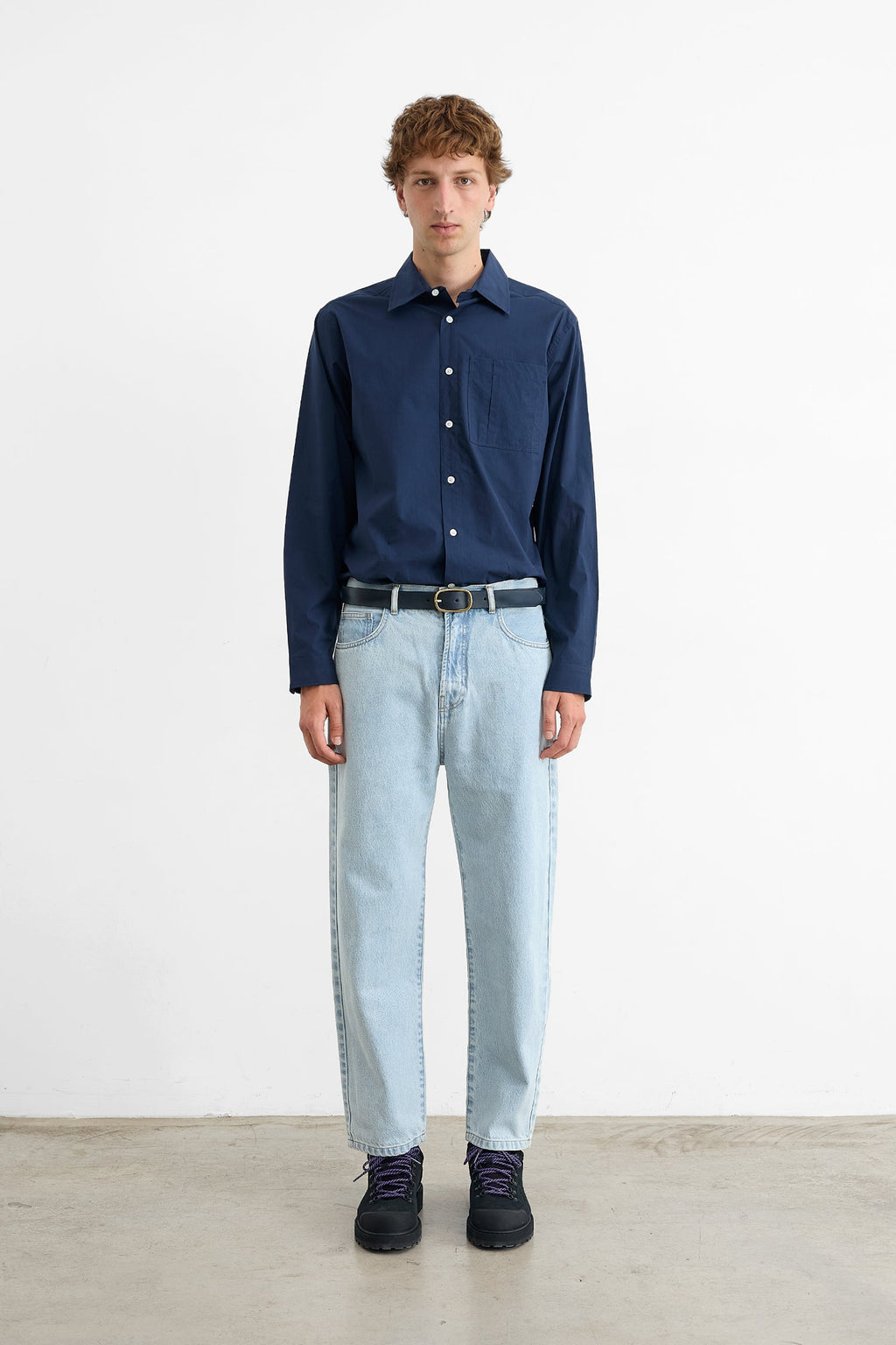 Glasgow Plain Navy Shirt