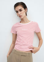 T-Shirt Rayures Logo