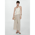 Pantalon Wideleg Lin - Beige