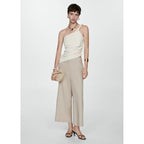 Pantalon Wideleg Lin - Beige