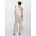 Pantalon Wideleg Lin - Beige