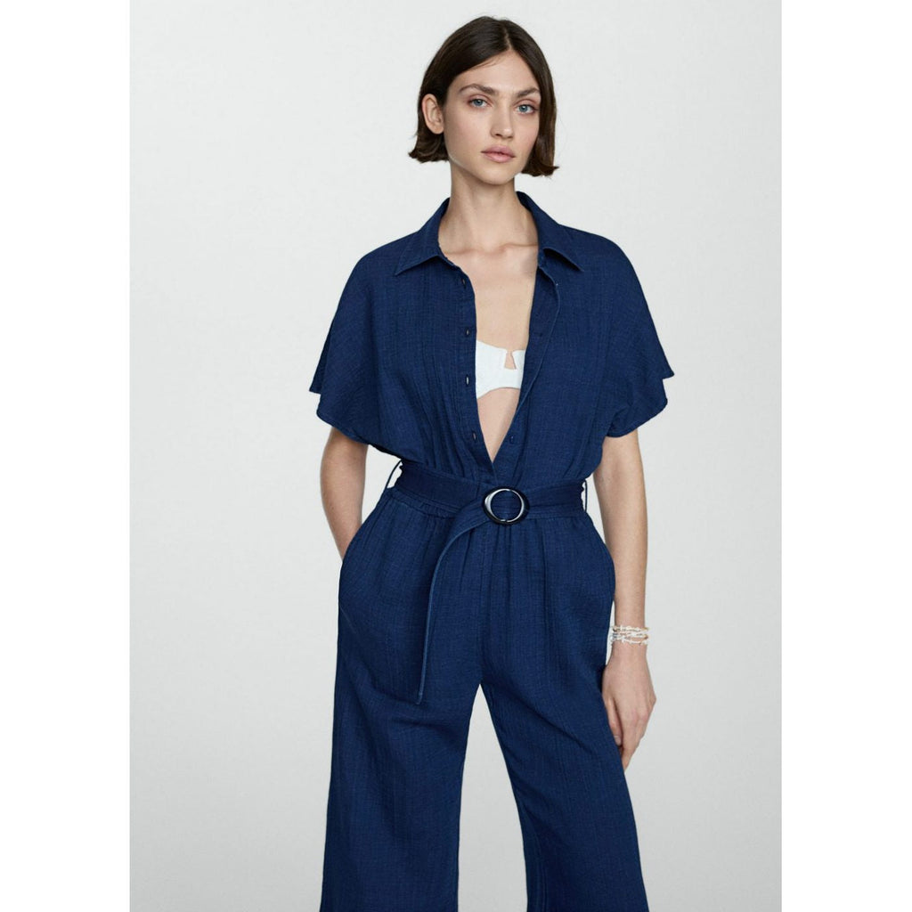 Combinaison Chemise En Jean - Night Blue