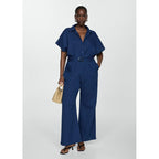 Combinaison Chemise En Jean - Night Blue