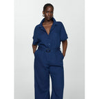 Combinaison Chemise En Jean - Night Blue