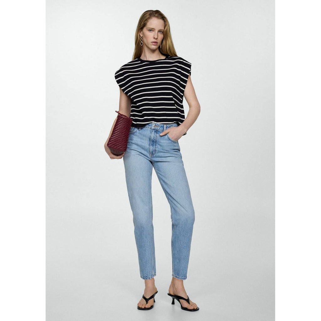 Mom2000 Mom High Waist Jeans - Medium Blue