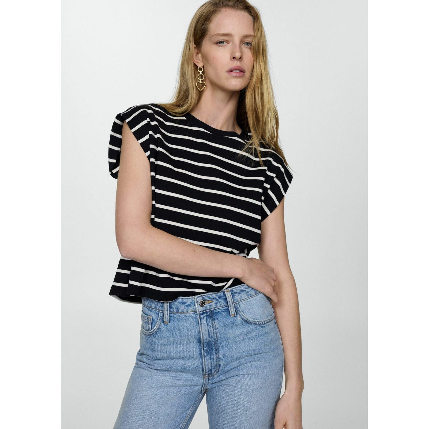 Mom2000 Mom High Waist Jeans - Medium Blue