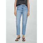 Mom2000 Mom High Waist Jeans - Medium Blue