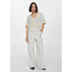 Chemise Semi-Transparente Rayures