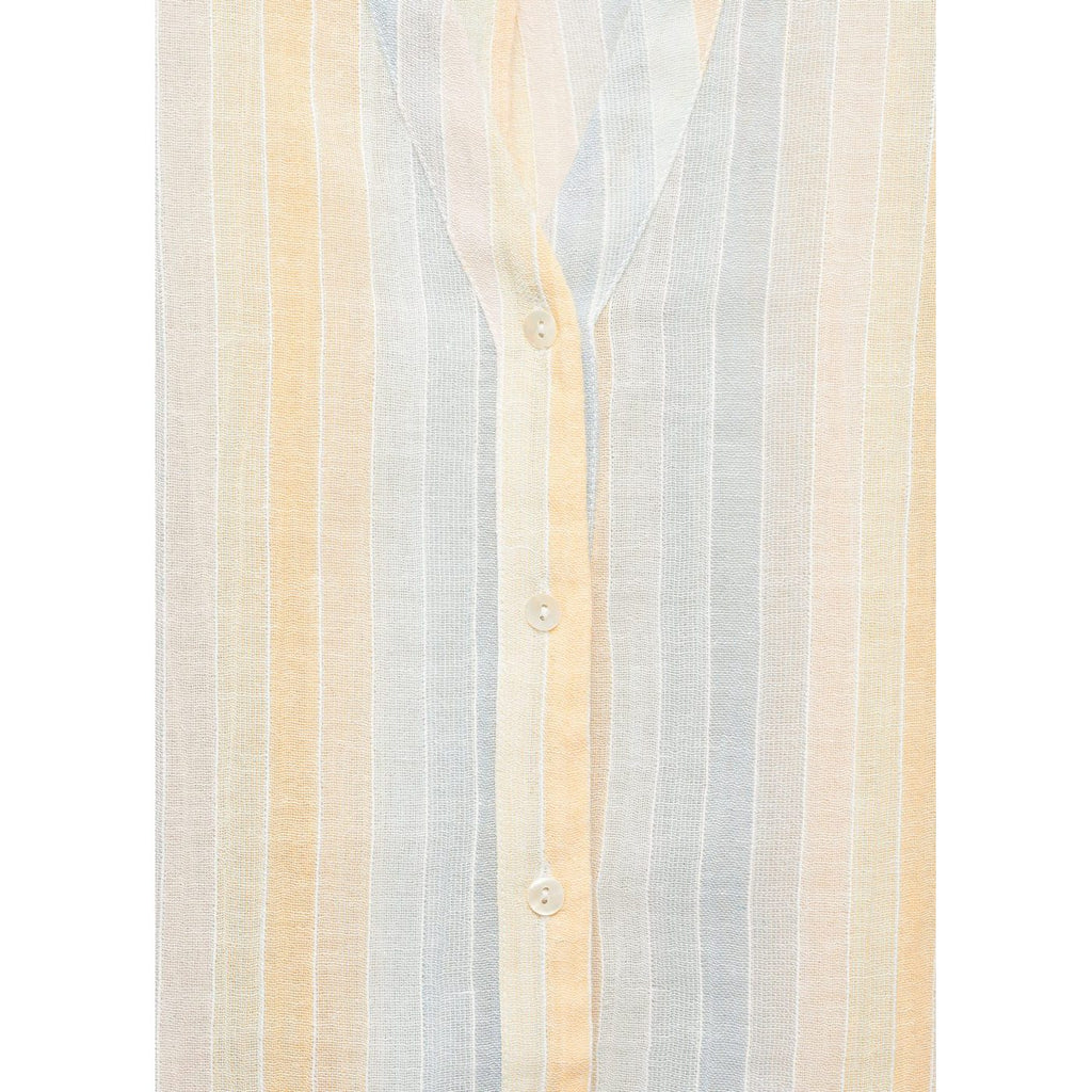 Chemise Semi-Transparente Rayures