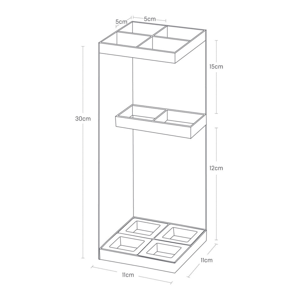 Smart Umbrella Stand - White