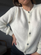 Maglia in lana Léonie écru