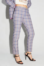 Pantalón Silvana Tartán Rosa