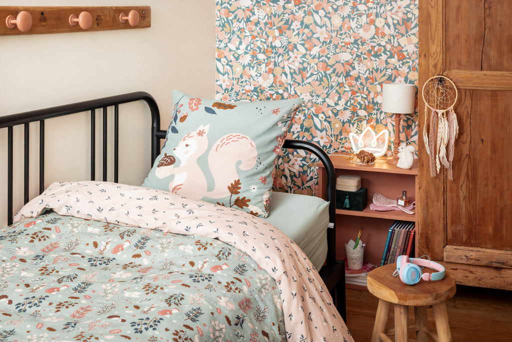Juego de Cama - Algodón Estampado - Tamia