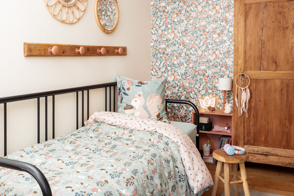 Juego de Cama - Algodón Estampado - Tamia