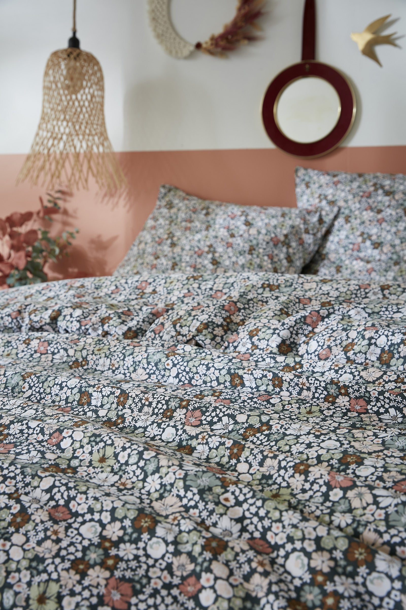 Juego de Cama - Algodón Estampado - Malia