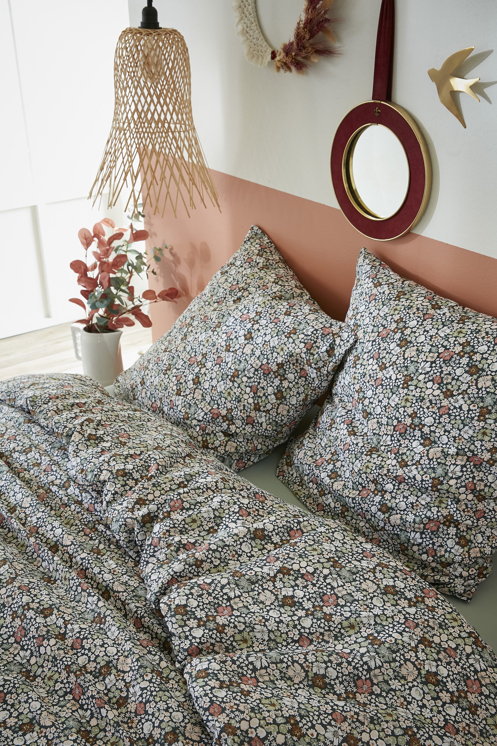 Juego de Cama - Algodón Estampado - Malia