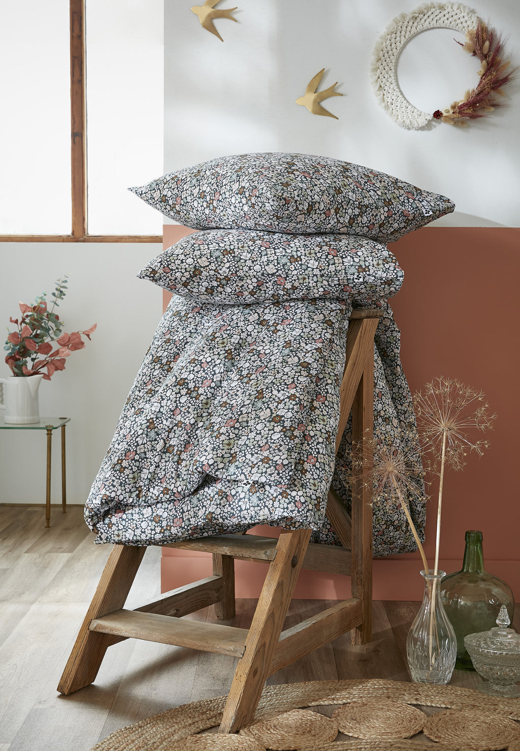 Juego de Cama - Algodón Estampado - Malia
