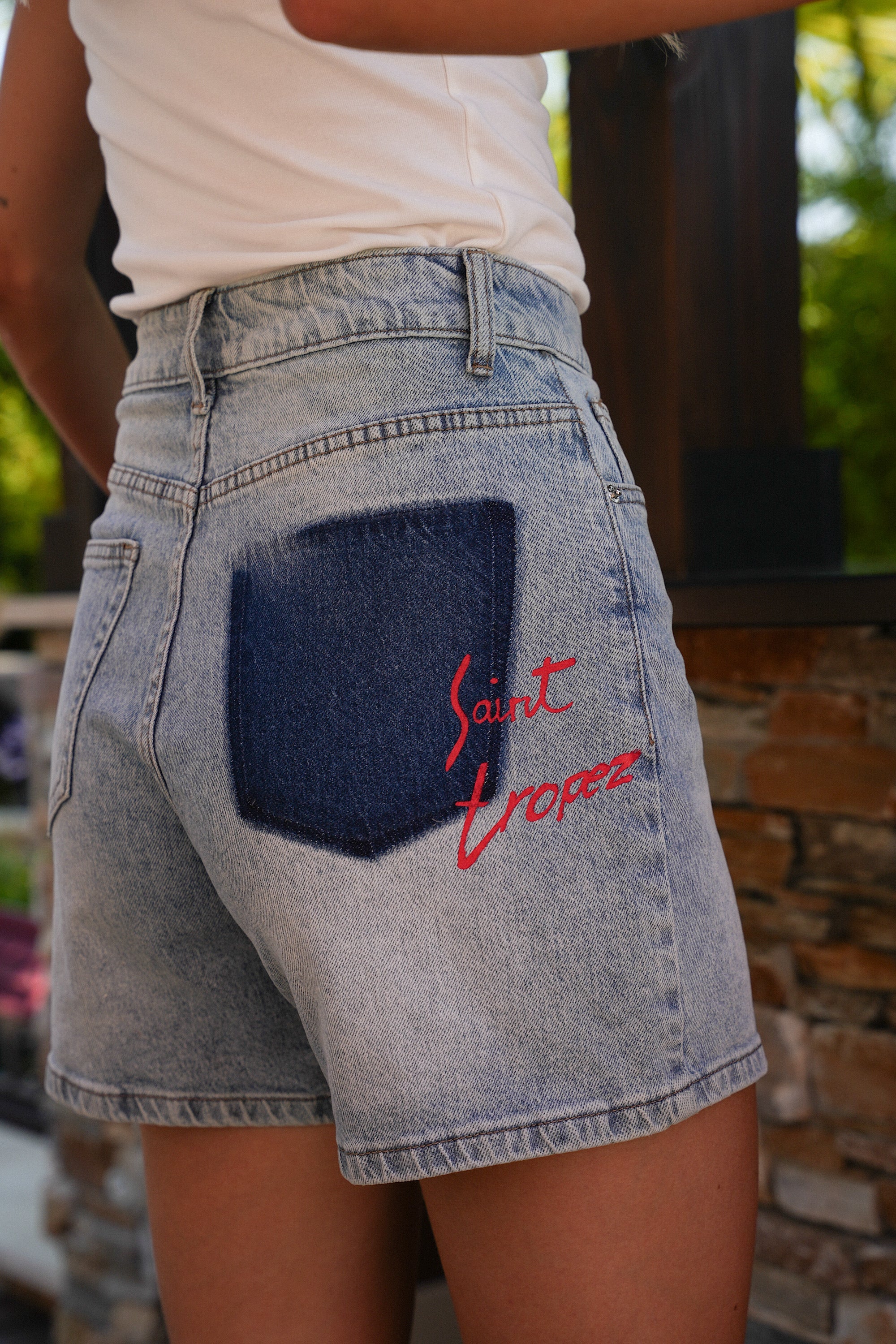 Short En Jean Isaac - Bleu