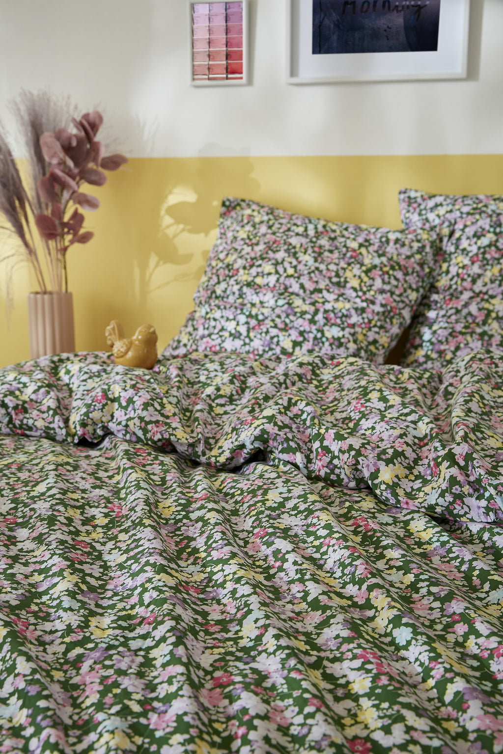 Juego de Cama - Algodón Estampado - Myosotis