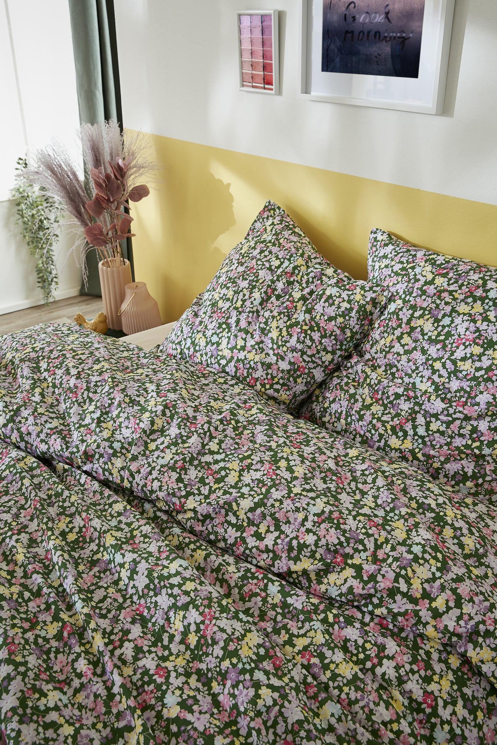 Juego de Cama - Algodón Estampado - Myosotis
