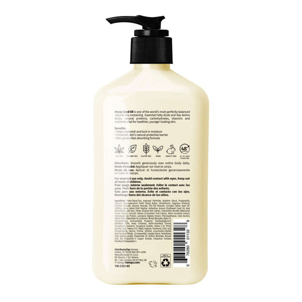 Hempz Age Defying Herbal Body Moisturizer with Pump, 17 Oz