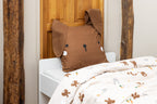 Juego de cama - Algodón estampado - Pompón