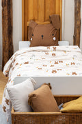 Juego de cama - Algodón estampado - Pompón